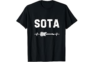 SOTA Retro Vintage Music Guitarist Sota Guitar Heartbeat T-Shirt