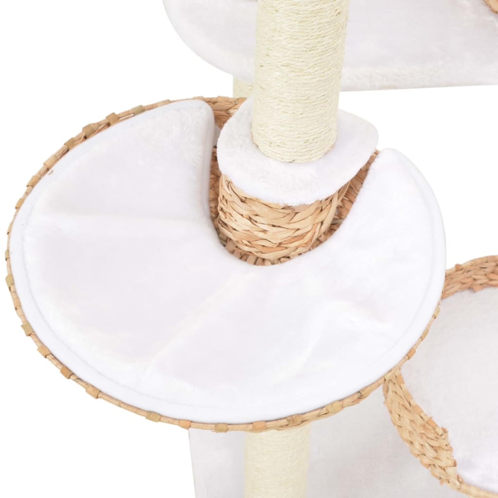 ShGaxin Rascador para Gatos de Hierba Marina con Poste de sisal, Gatos Accesorios, Juguete Gatos, Arbol para Gatos, Arranhador para Gatos, Arbol Rascador Gatos,