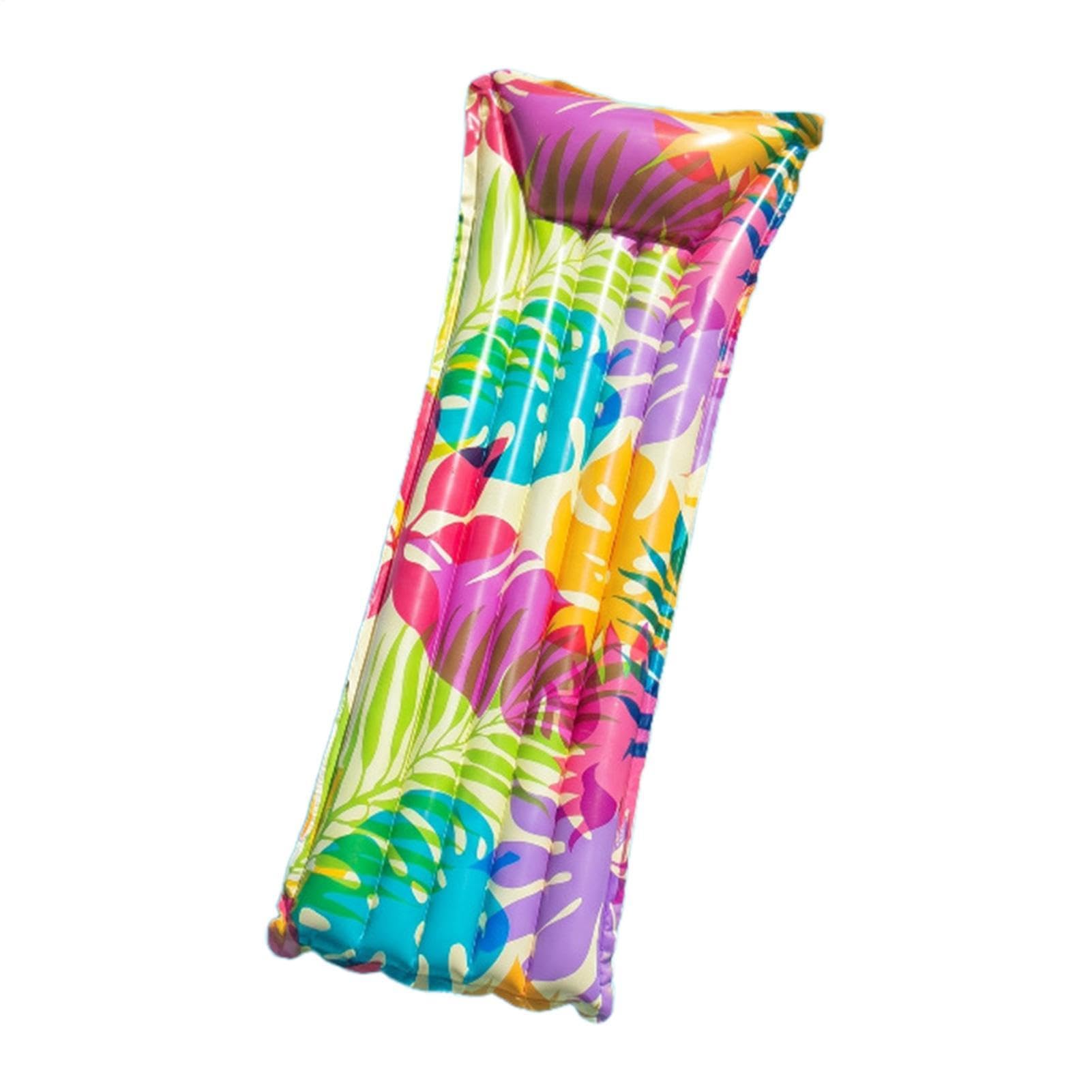 Pływający leżak basenowy 177 x 62 cm Duży Antywywrotny Dmuchany Materac | Dmuchany ponton basenowy Na Jezioro, Plażę, Rzekę, Morze, Park Wodny, Wakacje, Imprezę Oraz Opalanie.