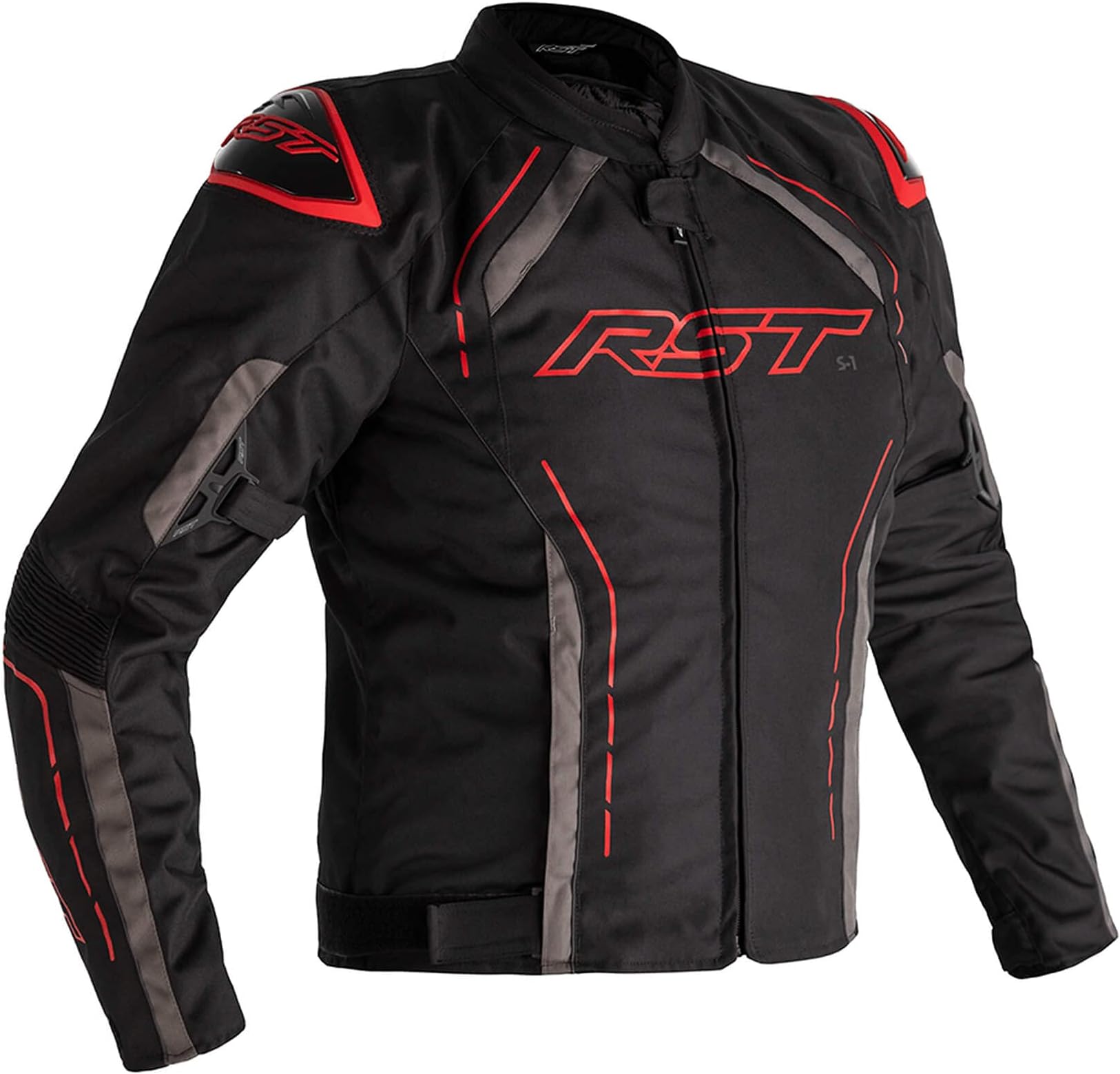 RST S1 CE Jacket (Black/Grey/Red, Small)