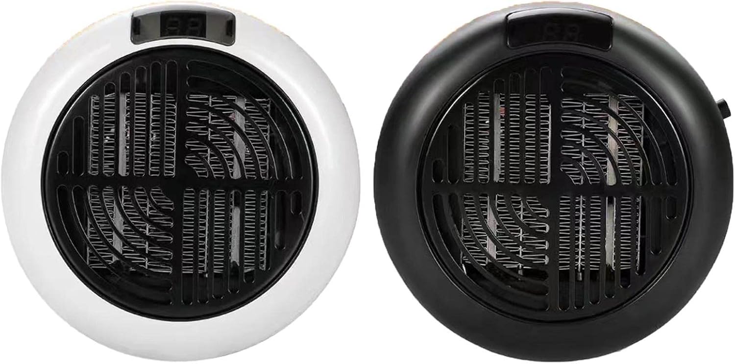 Plug in Space Heater,Portable Wall Electric Heater with Adjustable