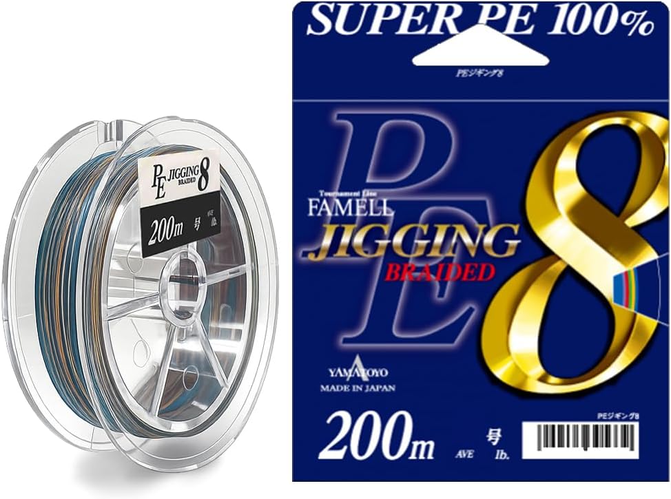 YAMATOYO, PE Jigging 8, 668.4 ft (200 m), 8 Pieces