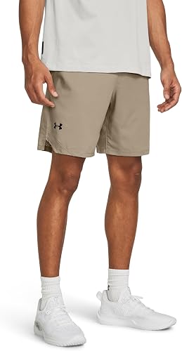 Under Armour Vanish Short tissé pour homme, Timberwolf Taupe/noir, Taille M