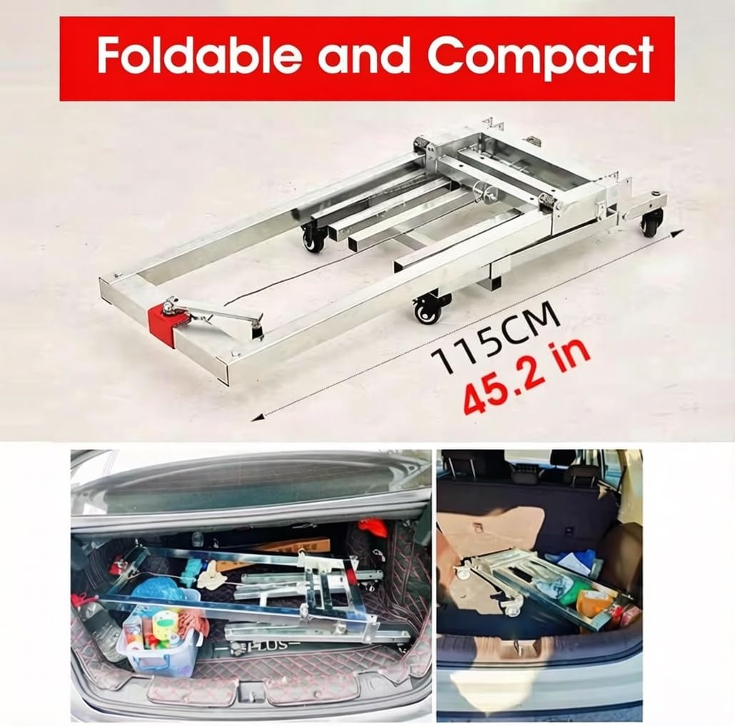 Impilatore con verricello manuale, carrello elevatore manuale, capacità di carico 60 kg, gru da carico in acciaio, transpallet multifunzionale