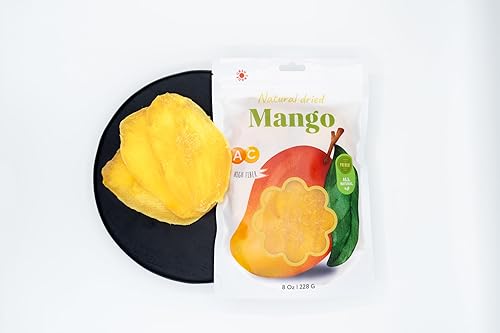 Miniatura 7 de Mango seco natural, sin productos químicos añadidossin dióxido de azufre, calidad premium, sabroso aperitivo. 100% natural - 8 oz (226 g)