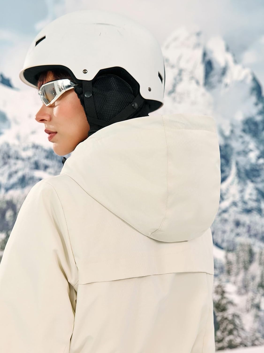 Yousify Womens Ski Suit One Piece Snow Suit Winter Waterproof Outdoor Sports Snowsuit Jumpsuit Snowboard Jacket - Image 4