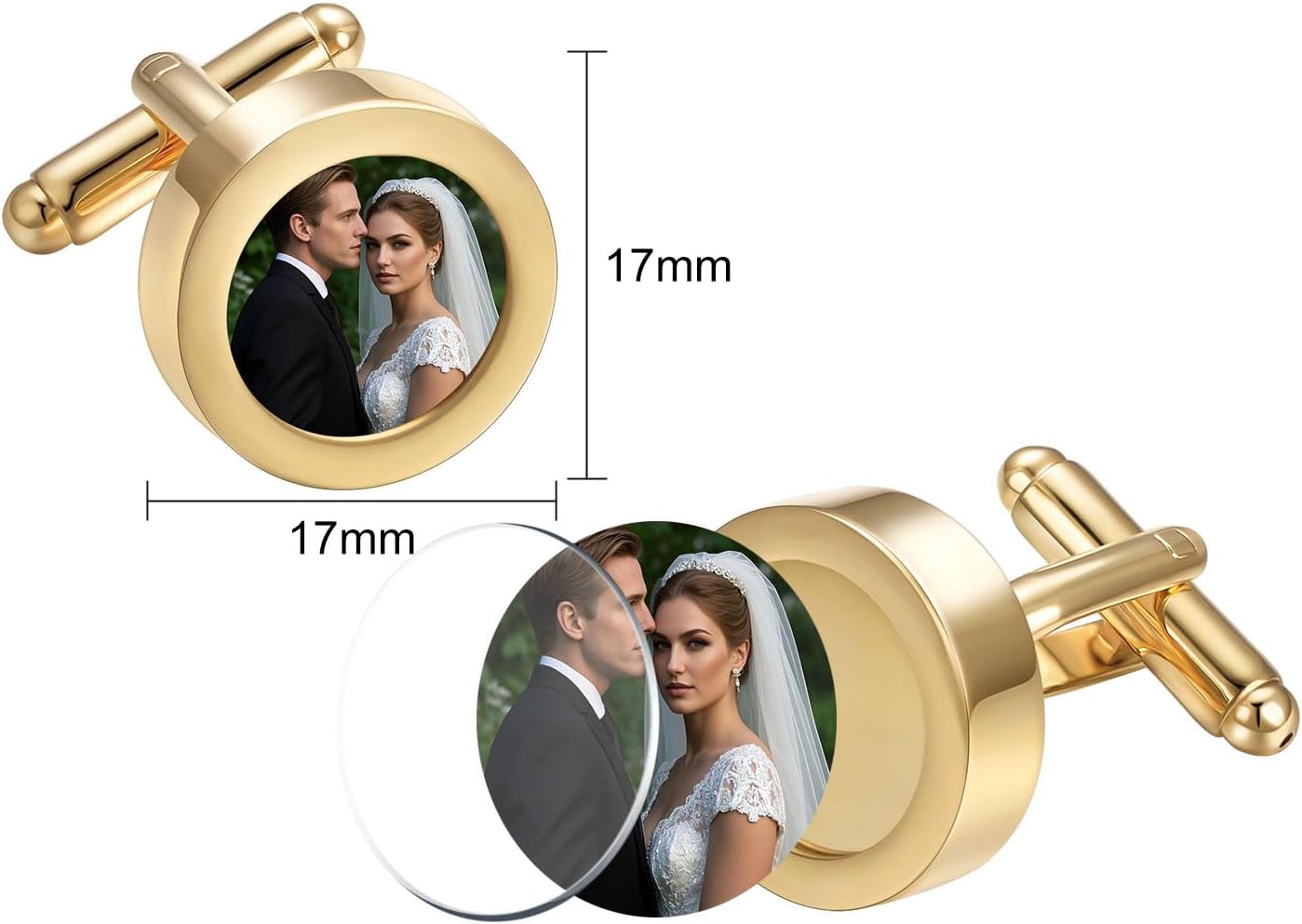 Mother of Pearl Cufflinks for Men Gold Silver Wedding Cuff links Groom Shirt Jewellery
