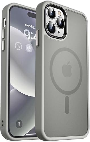 Vista 545 de MOCCA - Funda magnética resistente para iPhone 11 de 6.1 pulgadas, compatible con MagSafe, protector de pantalla de vidrio + protector de lente