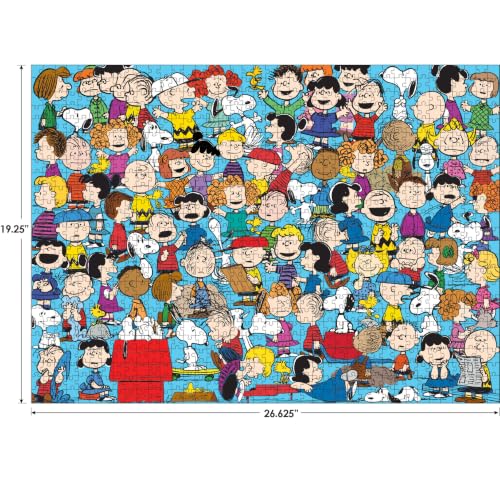 RoseArt - Peanuts - Cast of Characters - 1000 Piece Jigsaw Puzzle for Adults - image 5