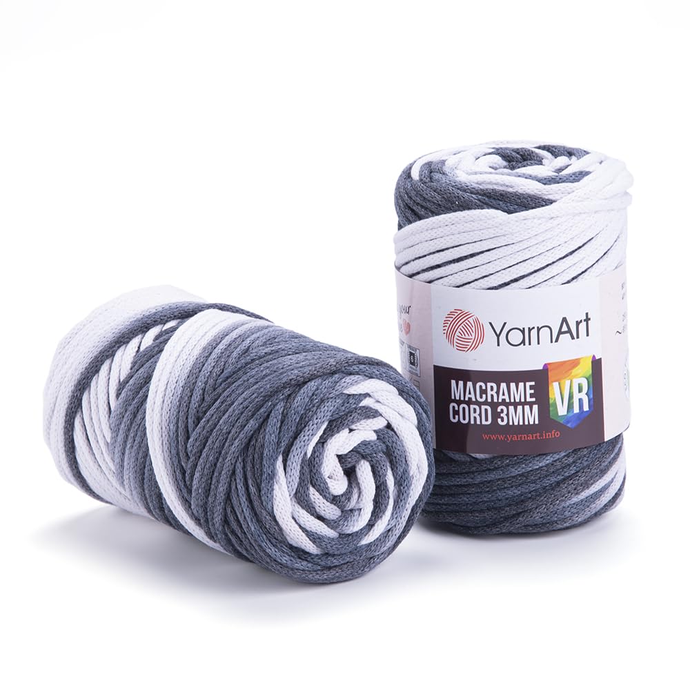 YarnArt El Örgü İpi MACRAME CORD 3 MM VR, 910, 4x250 gr