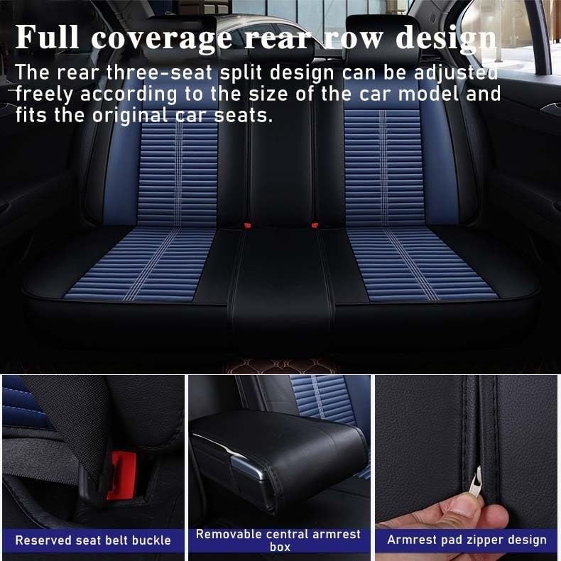 Couvre coussin housse siège voiture universel en cuir PU