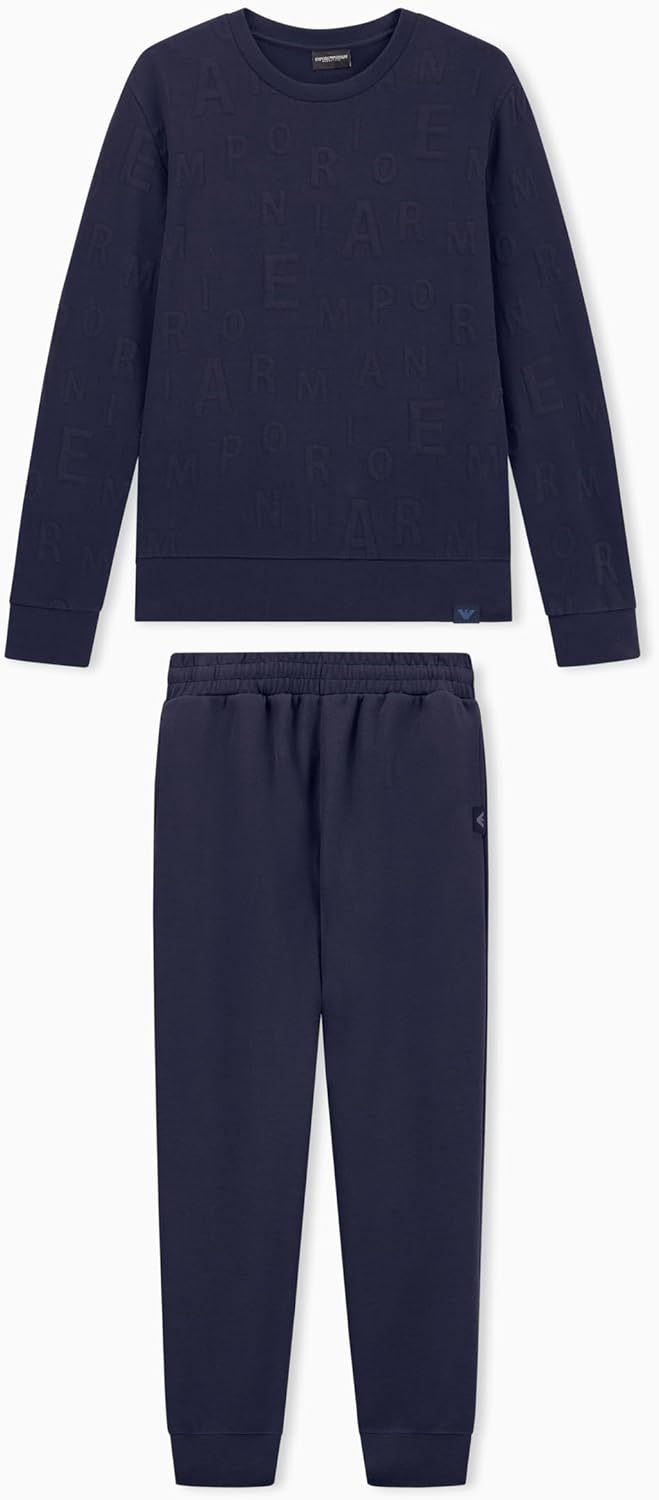 Emporio Armani Men's Embossed Terry Tracksuit