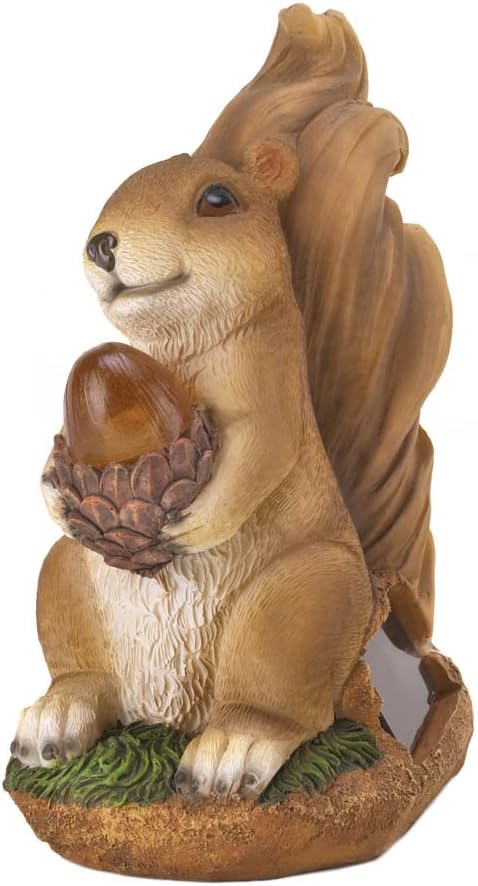 Koehler Home Decor Squirrel Solar Garden Statue