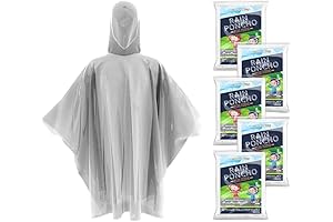 Hagon PRO Disposable Rain Ponchos for Kids