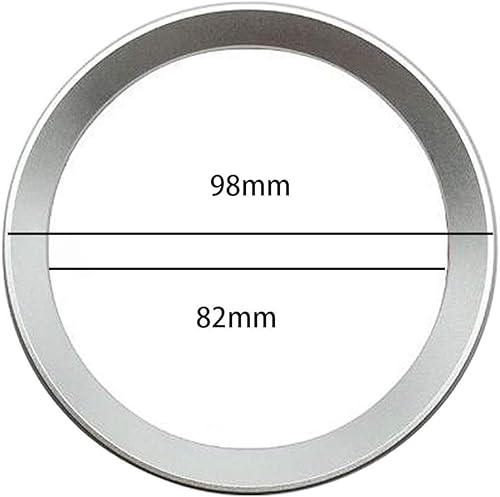 Miniatura 2 de Xotic Tech - 1 pieza de emblema para el maletero del capó delantero y trasero compatible con BMW 1 3 5 6 7 Z X Series M3 M4 E36 E46 E90 (plateado) -