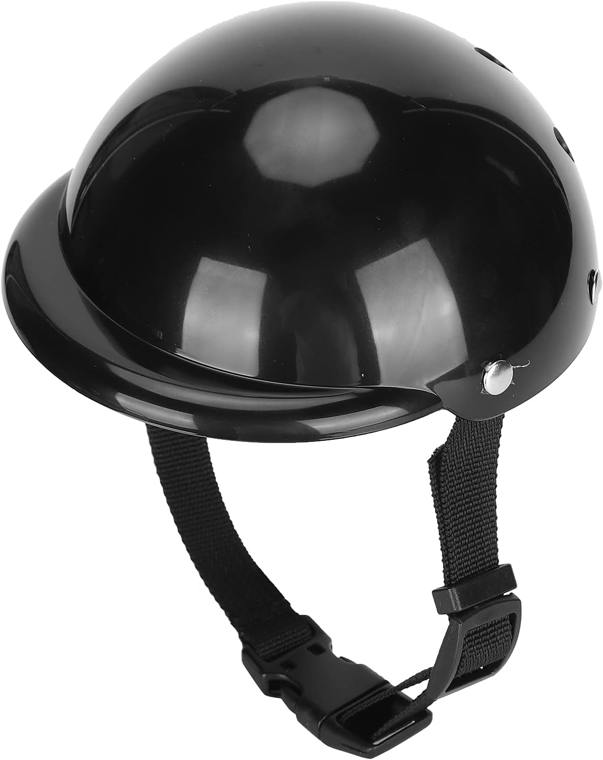 Gorro de Montar para Mascotas, Correa Ajustable para la Barbilla, Almohadilla Interior de Esponja Suave para Proteger Sus Cabezas, Casco para Cachorros con 1 Uds para Perros Y Gatos(S)