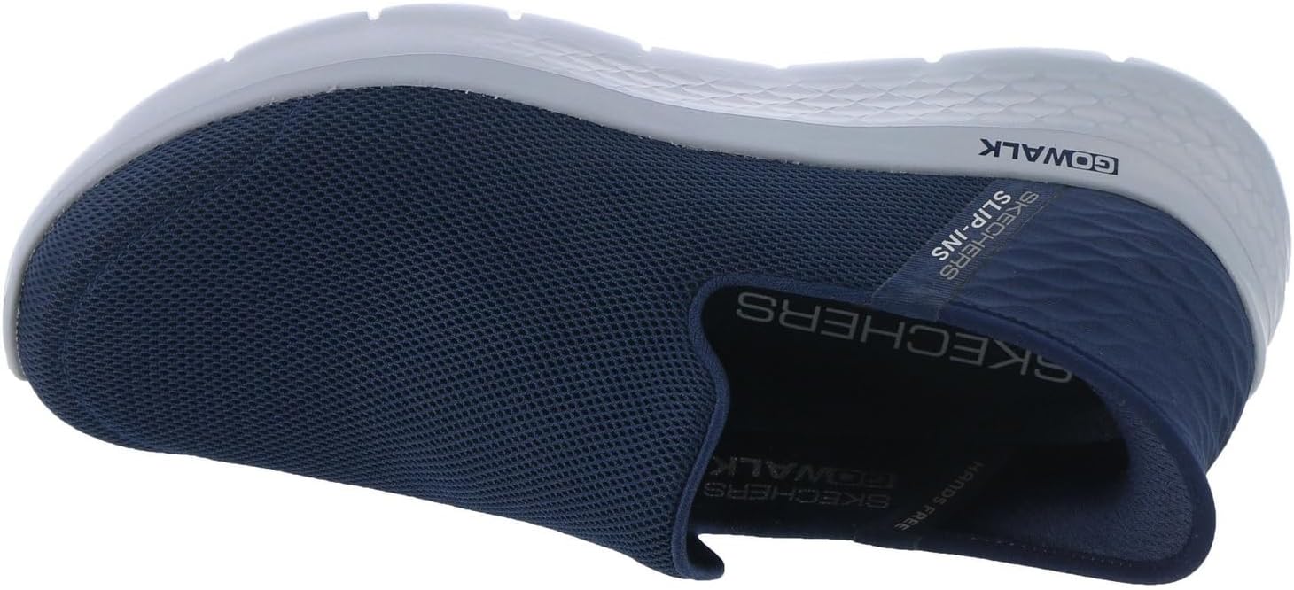 Skechers Men's Go Walk Flex No Hands Hands Free Slip-Ins Sneaker, Navy, 7 - Image 3
