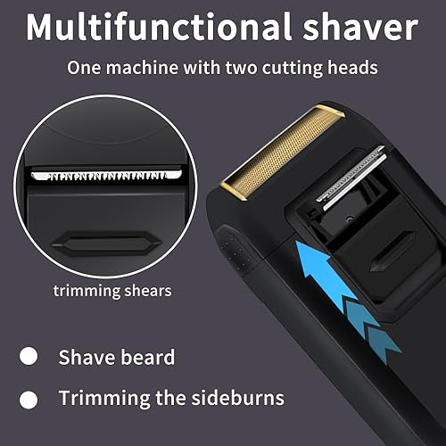 Miniatura 4 de LQT - Cortapelos para hombres profesionales, kits y juegos de recortadora de barba, recortadora de pelo inalámbrica para hombre, afeitadoras