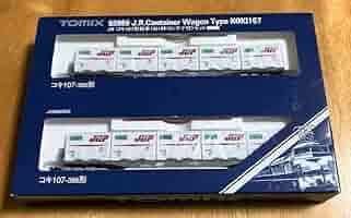 未開封 TOMIX 92989 JRコキ107形貨車(W18Fコンテナ付)セット TOMIX 92989 コキ107形貨車（W18Fコンテナ付）セット 限定品