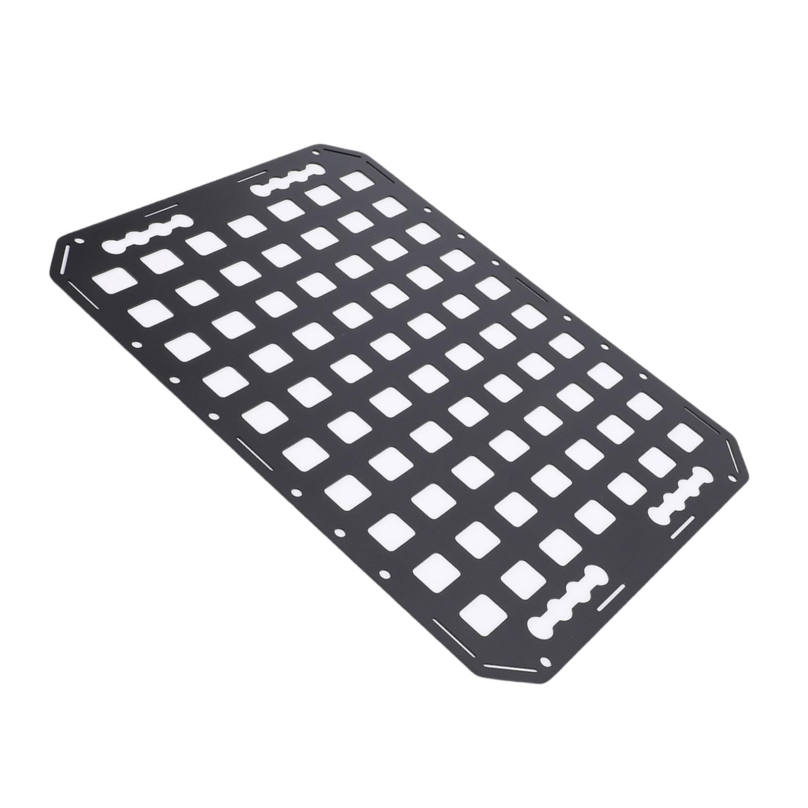 Panel Molle do łóżka do Ciężarówki, Bezpieczne Zamykanie Aluminiowe Mocowanie na Szynie L, Organizer łóżka Ciężarówki z Solidnym Systemem Blokowania Samochodów SUV, Pickupów, Ciężarówek,
