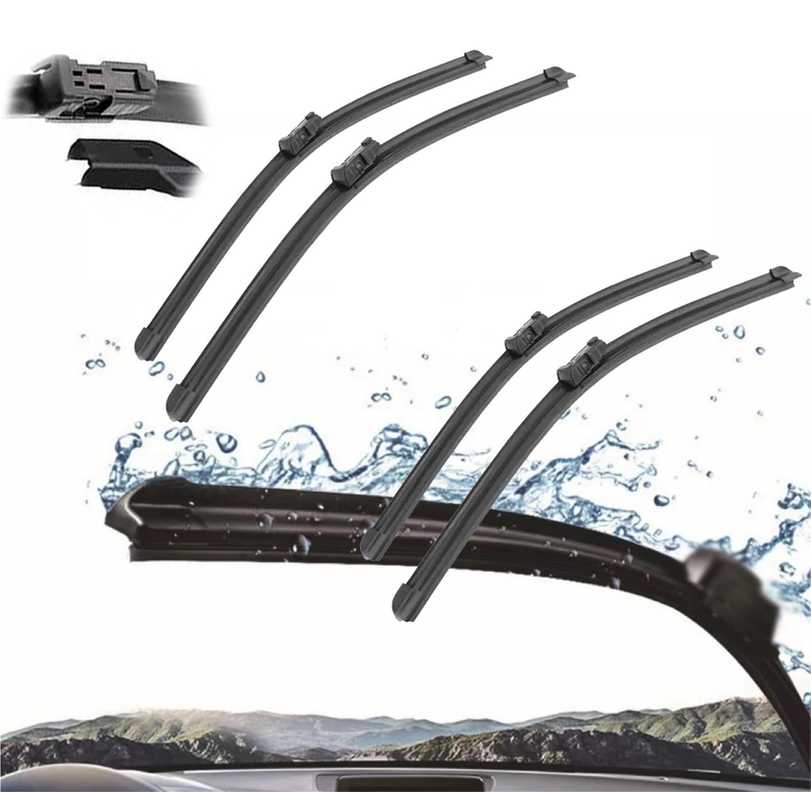 Balais d'essuie-glace Ford Galaxy MK3 fini les traces et les bruits de grincement