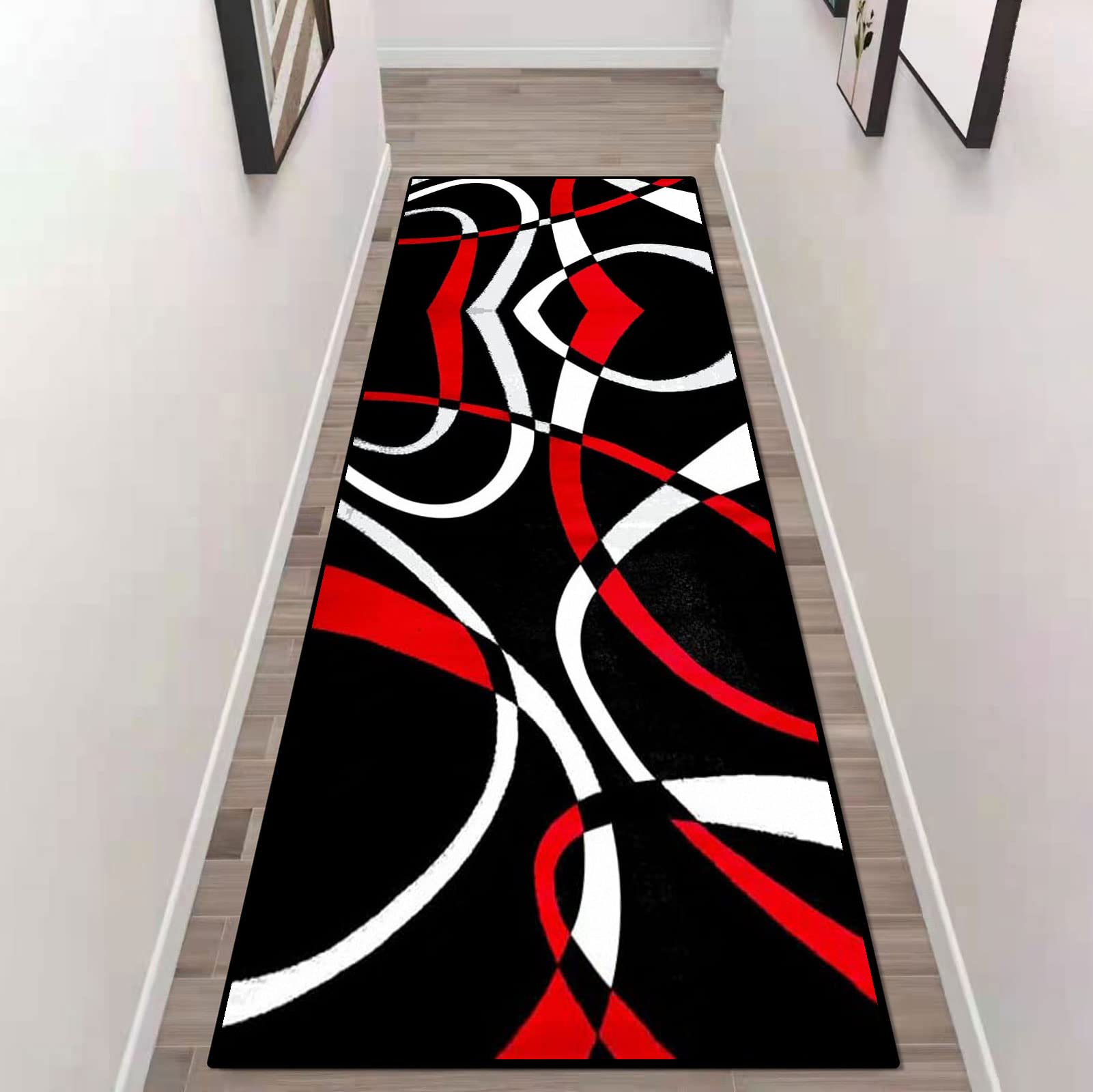 Tapis De Couloir Lavable Etaclover - Motifs Géométriques Antidérapant Pour Cuisine Salon Chambre