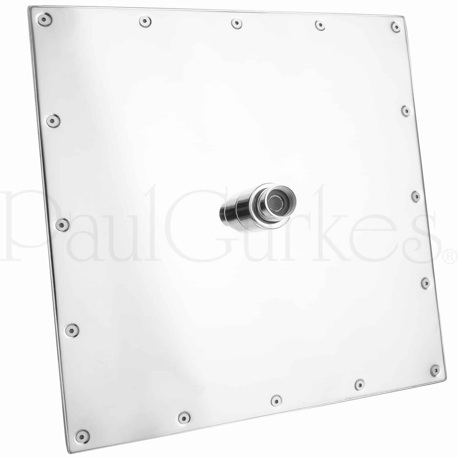 Set de Ducha Empotrado con Ducha de Lluvia de 30 cm en Latón Cromado, Ducha de Mano y Manguera de 160 cm, Montaje en Pared