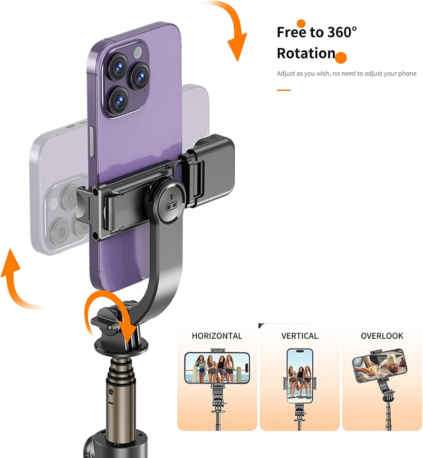 Mini Selfie Stick Tripod for Phone with LED Light, Foldable Pocket Size Phone Tripod Stand with Detachable Wireless Remote Control, Portable Vlog Tripod for Live Streaming, Photography and Travel