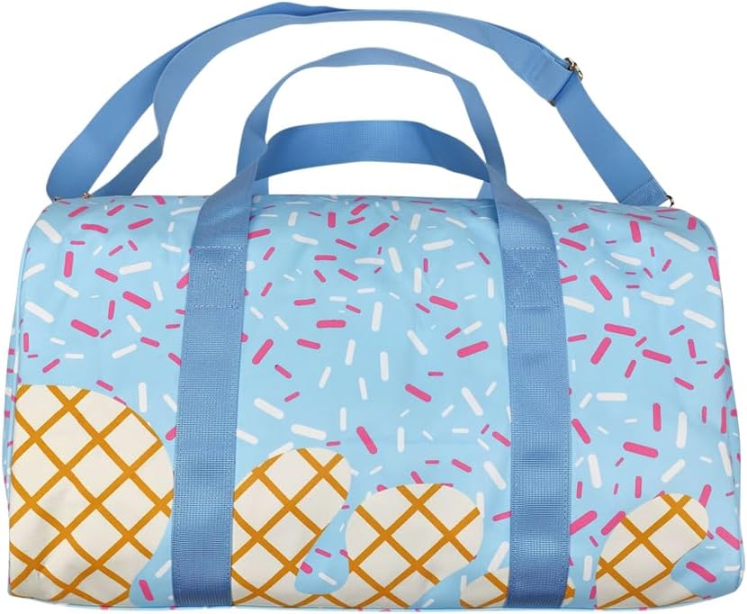 BA0286 splatter ice cream drip sports bag， travel bag.