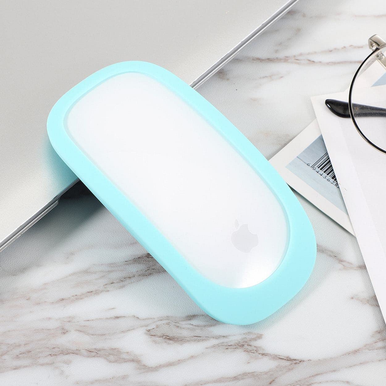 Protège-souris Magic Mouse silicone antichoc bleu
