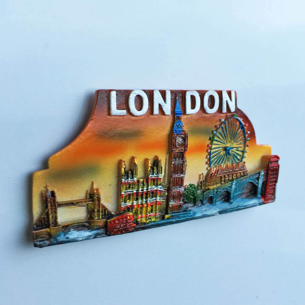Magnete Da Frigorifero Big Ben Londra: Souvenir Turistico 3D In Poliresina, Artigianale E Magnetico