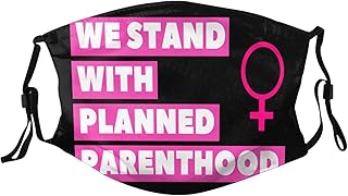 I Support Planned Parenthood #Istandwithpp We Stand with Planned Parenthood Mask Reusable Adjustable Balaclavas Unisex & Filter