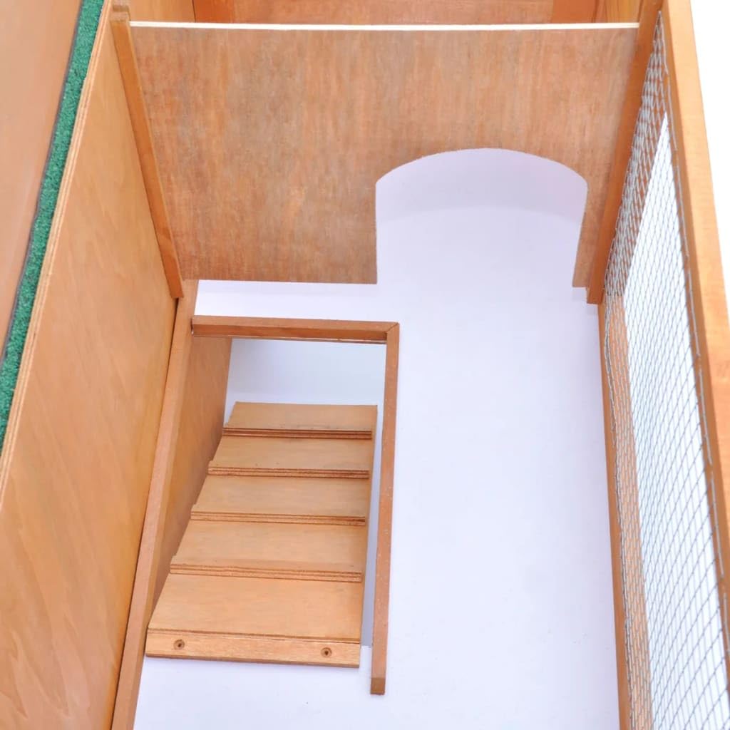 Willood Kaninchenstall Kleintierhaus Hasenstall 1 Tür Holz Hasenstall Kaninchenkäfig Hasenkäfig