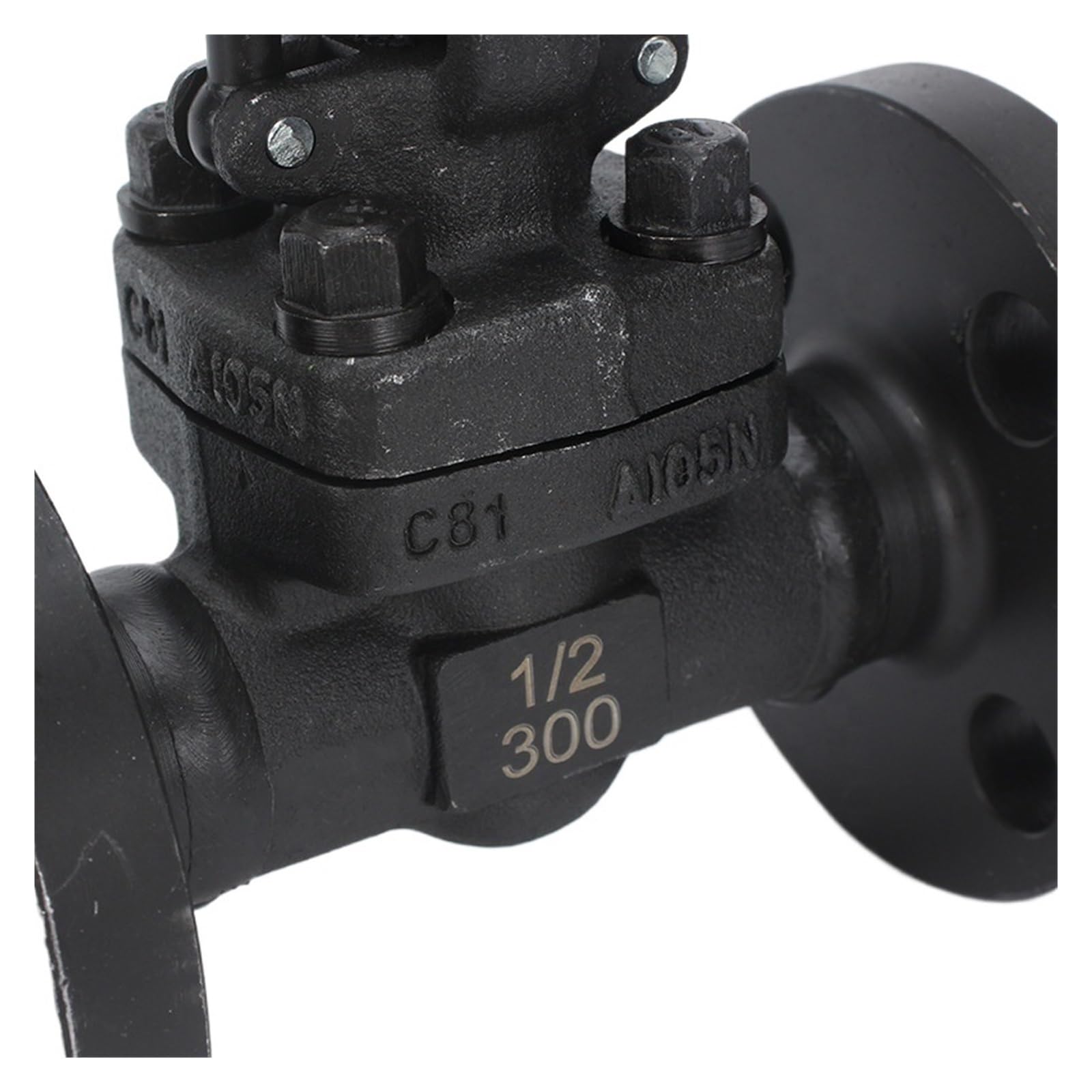 Válvula de Cierre Válvula de Cierre con Brida de Globo de Acero al Carbono Forjado ANSI API 150LB 300LB(Forged,High_1 1/2IN)