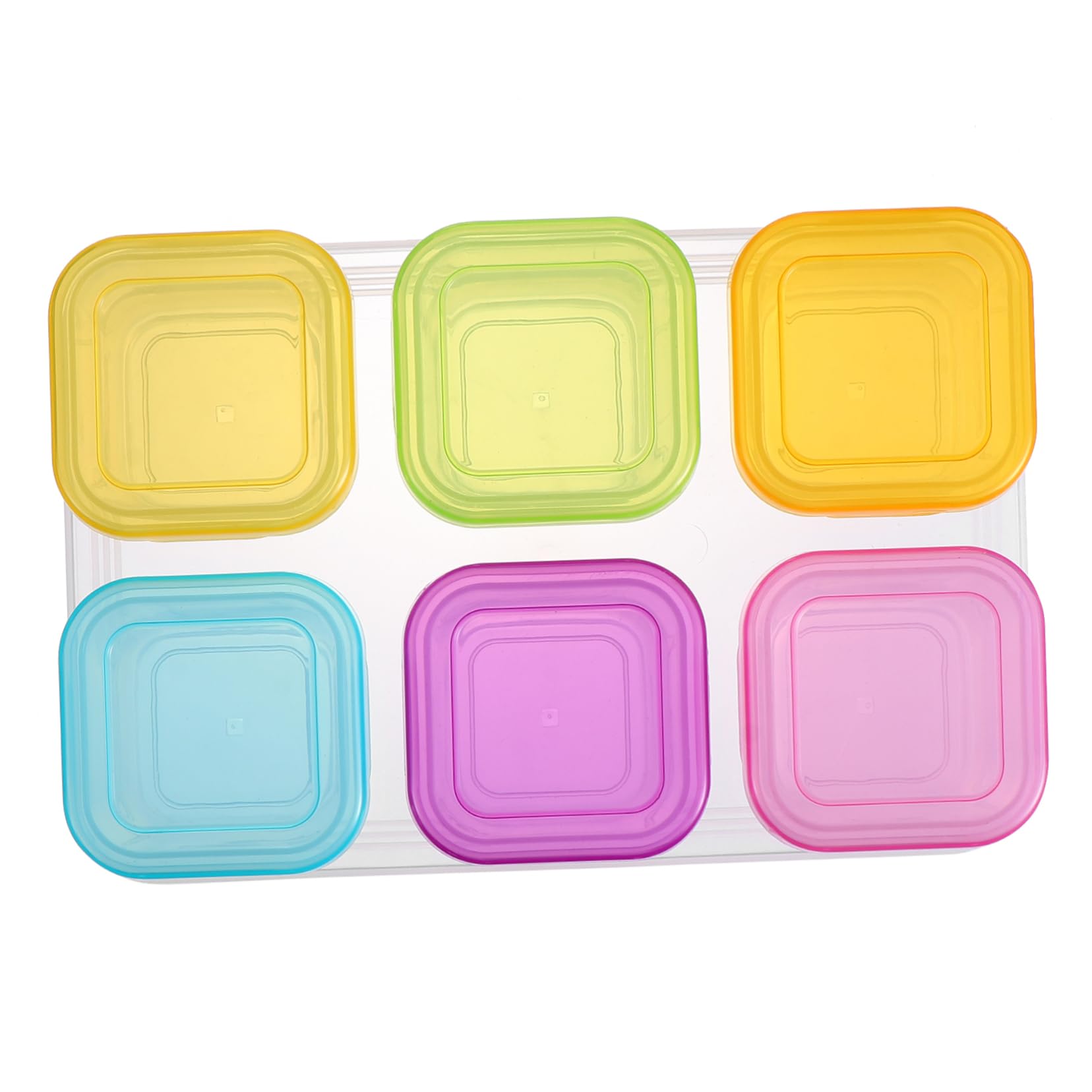 Toddmomy 1 Food Storage Boxes with Lids Microwave Safe Containers Portable Snacks Jars for Food Cases for Healthy Meals the Go