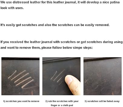 newestor Refillable Leather Journal Travelers Notebook - 8.5 x 4.5 Travel Diary with 5 Inserts + Pen Holder and Binder Clip, Standard Size, Brown