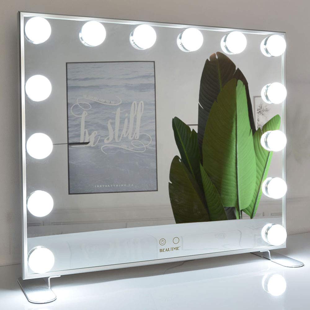 60x50cm 女優ミラー スタンドミラー 化粧鏡 14個 LED ライト 2色 Amazon.co.jp: BEAUTME 女優ミラースタンドミラー化粧鏡 14個LED
