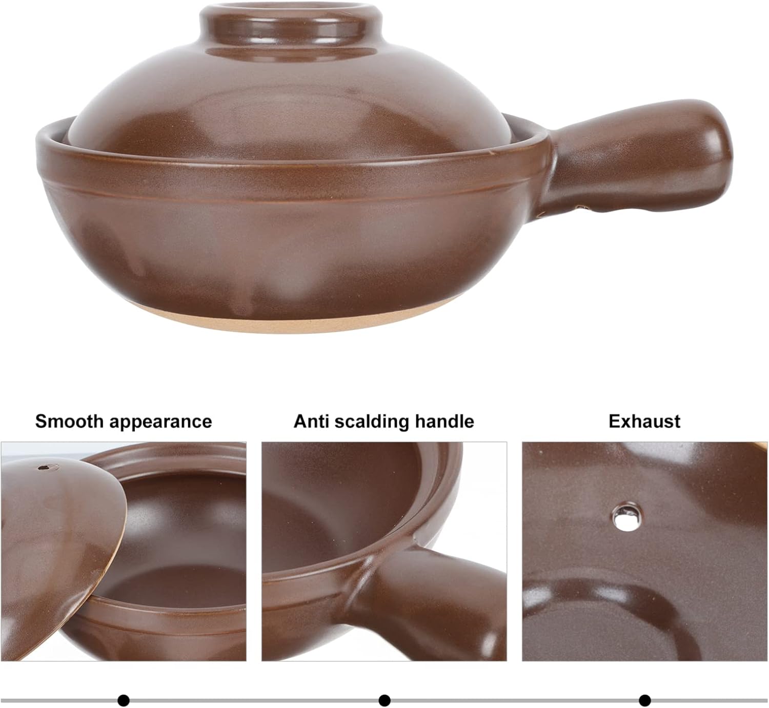 Buy HANABASS Japanese Donabe Ceramic Hot Pot Casserole Earthenware Clay