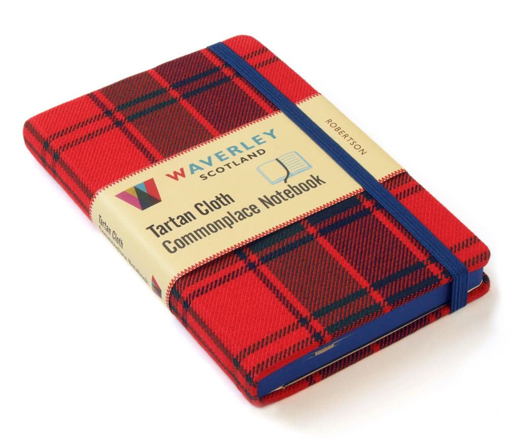Robertson Notebook: Waverley Genuine Scottish Tartan Notebook