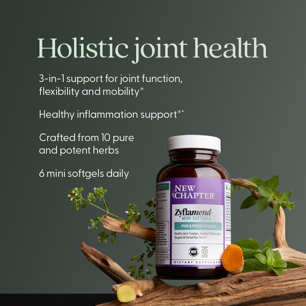 New Chapter Zyflamend Mini Softgels Joint Supplement, 180 Count — Amazon image 4