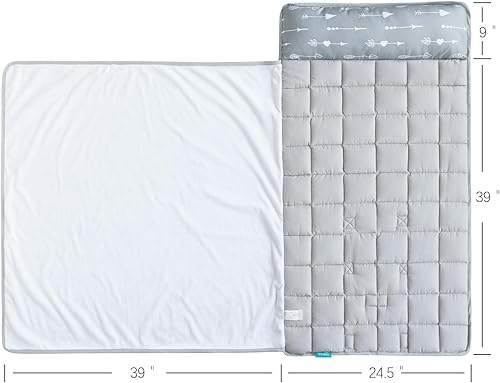 Miniatura 5 de Tapete para siesta con manta para regalo de mi cunacuna de viaje Joovy, súper suave y agradable a la piel, tapete de dormir perfecto para niños,