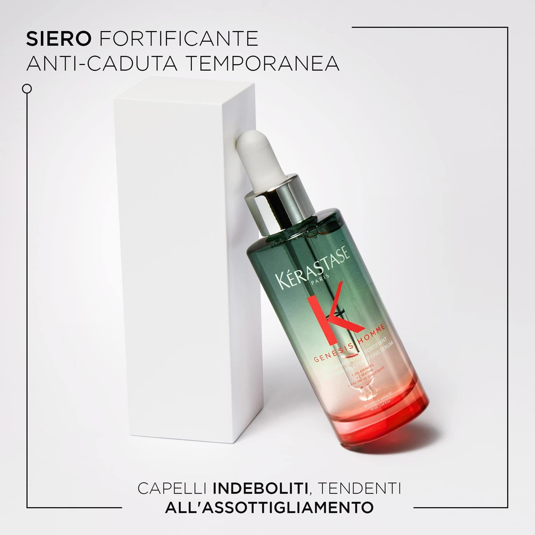 Kérastase Zestaw 2produkty Genesis Homme Szampon 250ml + Genesis Homme Serum 90ml