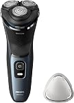 Philips Shaver 3000 Series, Wet and Dry Electric Shaver, SkinProtect Technology, Pop-up Trimmer, P-cap, Deep Blue, Model S3144/00