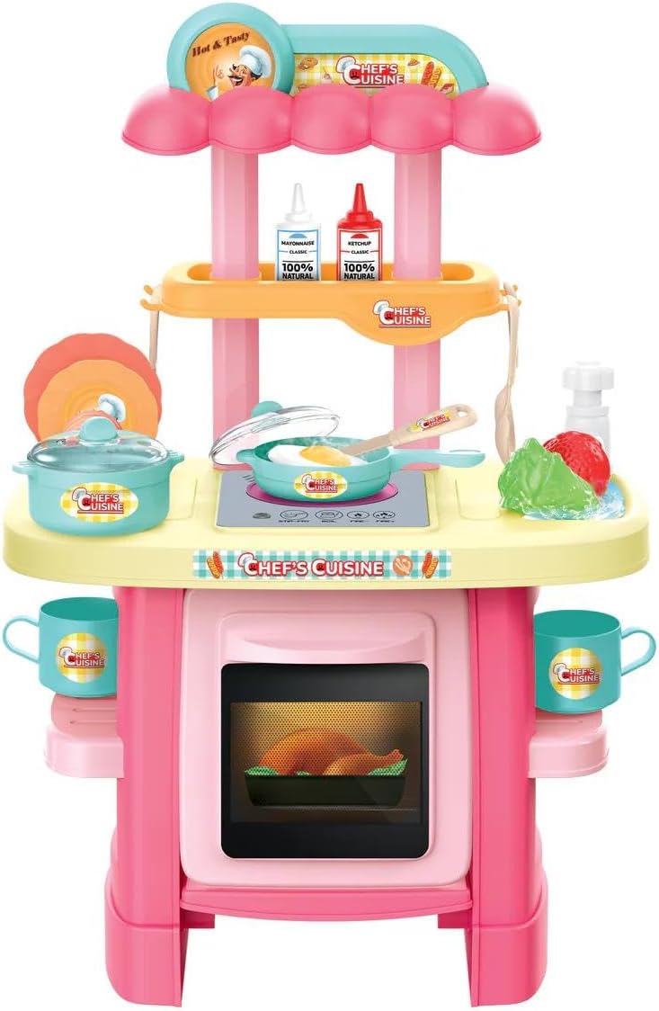 28-Piece Kid's Kitchen Playset by Hobbytron