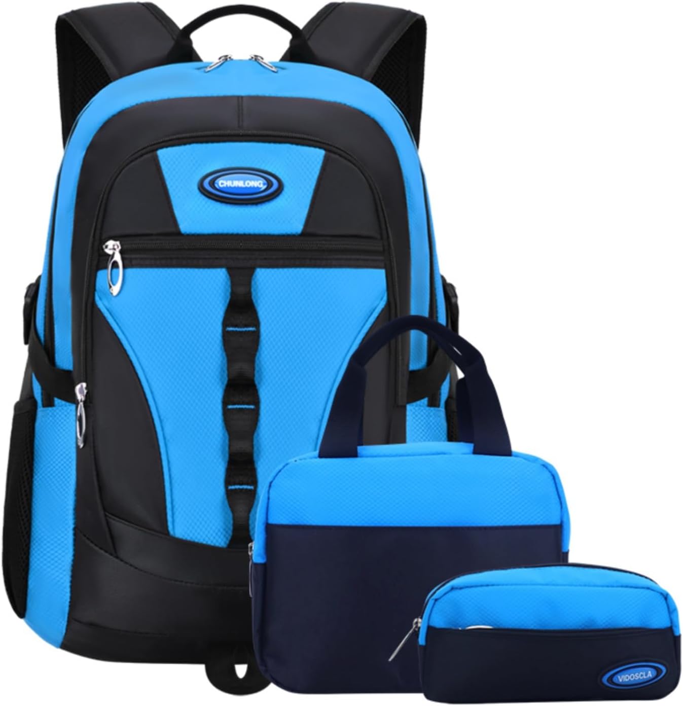 VIDOSCLA Teen Boys School Backpack Set Students Book Bags for Girls Backpack with Lunch Box