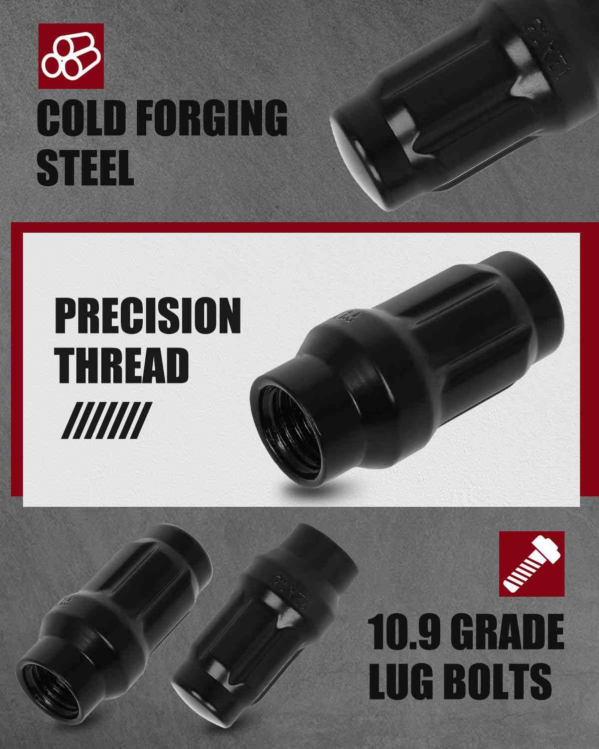 ゆゆ Amazon.com: cciyu 20Pcs Wheel Lug Nuts M12x1.5 Close End