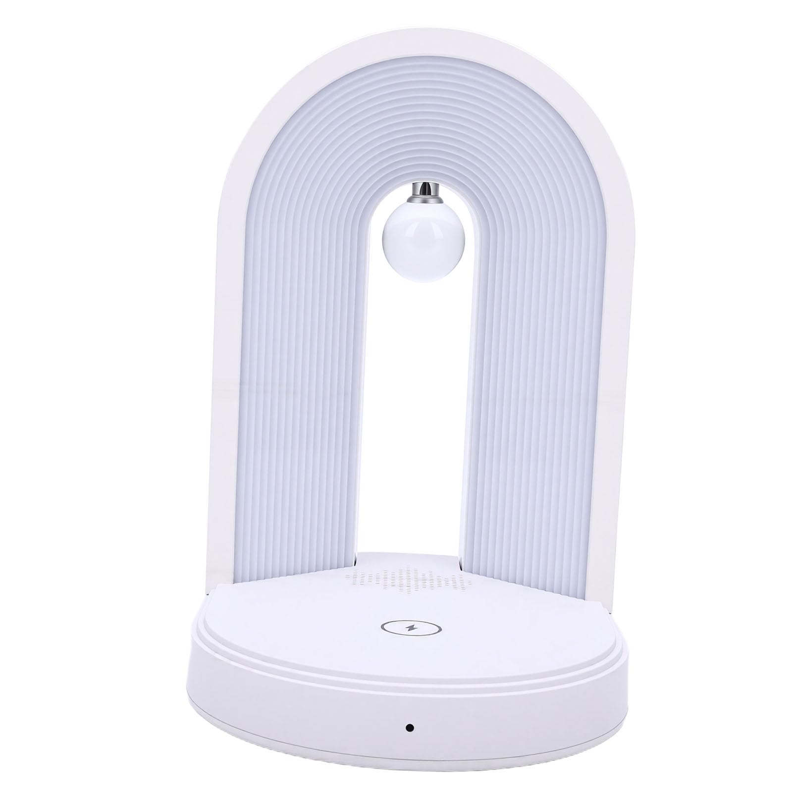 banapoy Bezprzewodowa ładowarka, 15W 3 w 1, Lekki Głośnik Bluetooth z lampką nocną i ściemnianą lampą do Domowego Biura w Sypialni