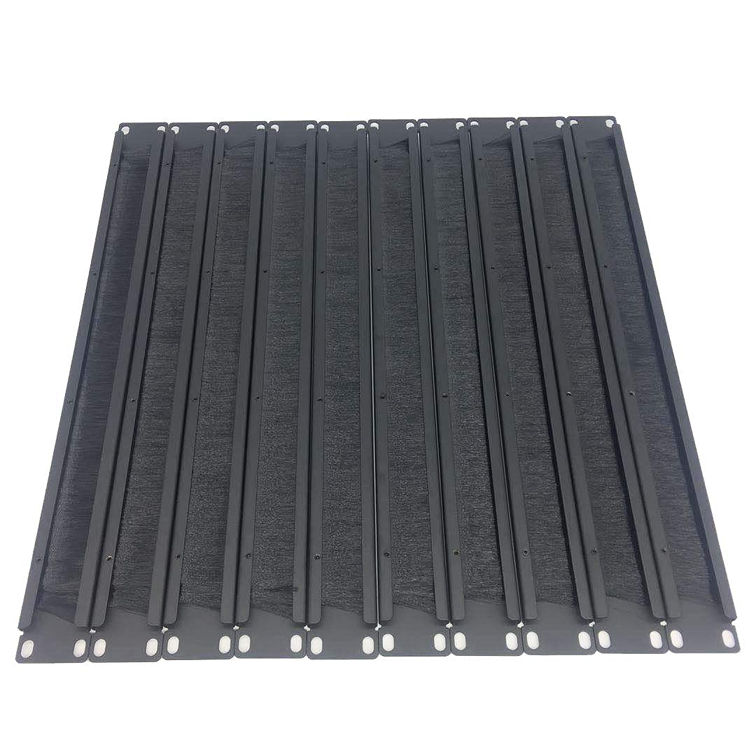 Kabelmanager für 48,3 cm Server-Rack oder Netzwerkschrank, 10 Stück