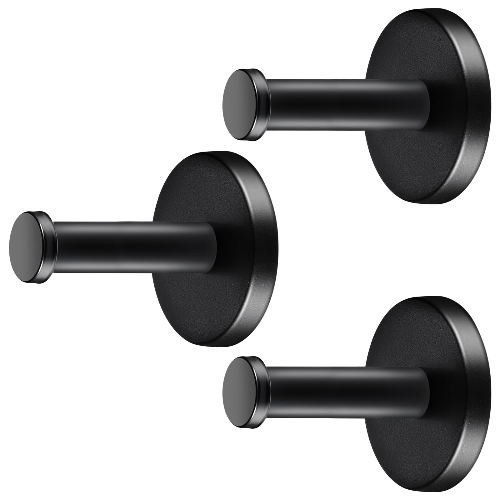 Bonsture Magnetic Hooks for Cruise Cabins, Black Magnetic Wreath Hanger, Locker Accessories, Strong Magnetic Hooks for Grill, Cruise Ship, Garage,