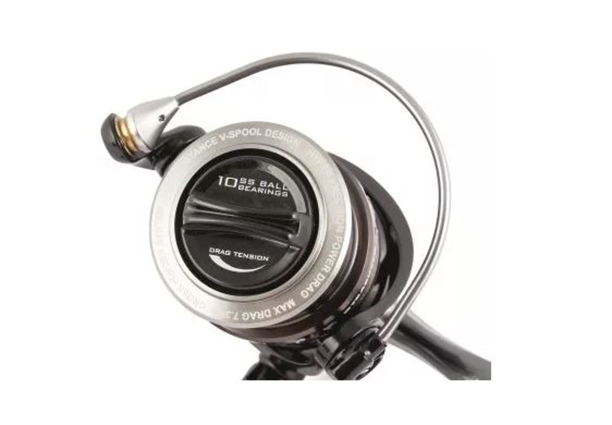 TRABUCCO Reel XPLORE MTC 5500 art. 034-58-450, made of stainless steel and aluminium, Black - Grey - Image 2